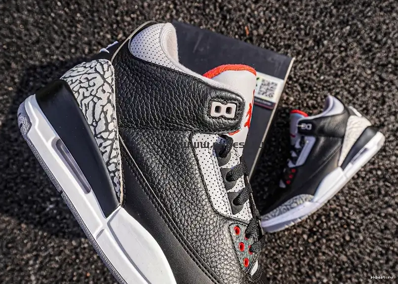 Cement Retro SHIP TO PK Jordan GOD READY Air 3 RETAIL MATERIALS Black 0517